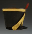 Photo 5 : SHAKO D'OFFICIER DU 18ème RÉGIMENT D'INFANTERIE LÉGÈRE, modèle 1821, Restauration. 33453