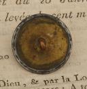 Photo 2 : UNIFORM BUTTON OF COMMISSAIRE DES GUERRE, model 1804, First Empire. 26565