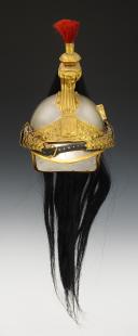 Photo 3 : HELMET OF AN OFFICER OF THE REPUBLICAN GUARD ON HORSE, model 1876, Third Republic. 26370