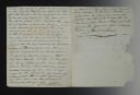 Photo 3 : LETTER FROM GUNNER SAILOR JACQUES GOUAIT, of the 5th Company of the 2nd Expeditionary Battalion in Brest, TO HIS BROTHER CITIZEN JEAN GOY in Paris, 18 floréal year X (May 8, 1802). 18880-8