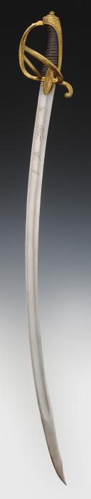 Photo 3 : LIGHT CAVALRY SABER OF THE KING'S MILITARY HOUSEHOLD, model 1814, Restoration period. 29988.
