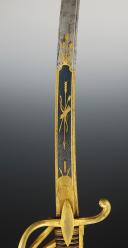 Photo 12 : OFFICER'S SABER OF THE KING'S MILITARY HOUSEHOLD CHEVY-LIGHT OF THE KING, 1814 model, Restoration Period. 29987