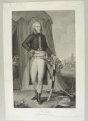F.C. BOCK : GRAVURE REPRÉSENTANT LE GÉNÉRAL HOCHE EN 1797, RÉVOLUTION.