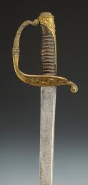 OFFICER'S SABER OF THE HUNTERS OF VINCENNES, who became Hunters of Orléans, Second Empire. 28235