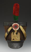 SHAKO DE FUSILIERS DE LA JEUNE GARDE IMPÉRIALE, Premier Empire. 32606