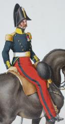 Photo 2 : 1824. Dragons.  Officier en petite tenue (6e Régiment - de la Loire).