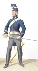 Photo 2 : 1817. Garde Royale. Grenadiers à Cheval (2e Régiment). Grenadier, Brigadier.