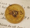 Photo 2 : OFFICER'S BUTTON OF THE ROYAL CORPS OF FRANCE, First Restoration. 26776-2