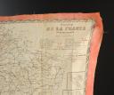 Photo 2 : MILITARY INSTRUCTION HANDKERCHIEF OF THE MAP OF FRANCE AND ITS COLONIES WITH DISTRIBUTION OF THE ARMY CORPS OF THE FRENCH ARMY, Third Republic. 27327