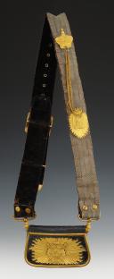 Photo 2 : CARTRIDGE OF AN OFFICER OF CHASSEUR À CHEVAL OF THE IMPERIAL GUARD, model 1854, Second Empire. 27100