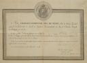 Photo 2 : SERVICE CERTIFICATE OF MR. D'HERBUIGHAN, King's Bodyguard in the Company of Luxembourg, Restoration. 29857