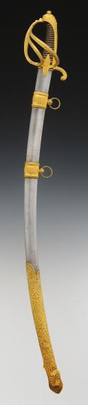 Photo 2 : OFFICER'S SABER OF THE KING'S MILITARY HOUSEHOLD CHEVY-LIGHT OF THE KING, 1814 model, Restoration Period. 29987