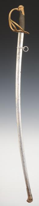 Photo 2 : LIGHT CAVALRY SABRE, model 1822 corrected 1883, Third Republic. 29504R