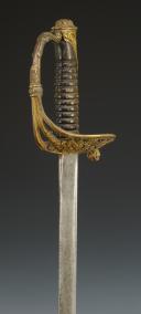 Photo 3 : OFFICER'S SABER OF THE HUNTERS OF VINCENNES, model 1838, later known as the Hunters of Orléans in 1842, Second Empire. Item number: 28235.