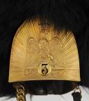 Photo 3 : HAIR CAP OF THE 3rd REGIMENT OF FOOT GRENADIERS OF THE IMPERIAL GUARD, model of February 18, 1860, Second Empire (1860-1870). 26856-1