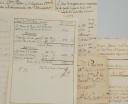 Photo 3 : Émigrés. SERVICE RECORD OF MR. PAUL DE MAIGNAS, Garrison of CEUTA in Africa, Regiment of Burgos Infantry in the service of His Catholic Majesty, December 22, 1797. 18913-13