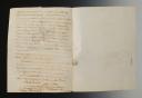 Photo 3 : ILLUSTRATED LETTER IN COLORS FROM MARÉCHAL DES LOGIS JEAN DUBOIS, 2nd Squadron of the 14th Regiment of Chasseurs à Cheval, April 29, 1809 towards Eckmulle, TO HIS PARENTS residing in Versailles. 18880-9