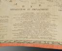 Photo 4 : MILITARY INSTRUCTION HANDKERCHIEF OF THE MAP OF FRANCE AND ITS COLONIES WITH DISTRIBUTION OF THE ARMY CORPS OF THE FRENCH ARMY, Third Republic. 27327