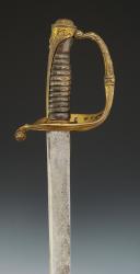 Photo 4 : OFFICER'S SABER OF THE HUNTERS OF VINCENNES, model 1838, later known as the Hunters of Orléans in 1842, Second Empire. Item number: 28235.