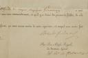 Photo 4 : SERVICE CERTIFICATE OF MR. D'HERBUIGHAN, King's Bodyguard in the Company of Luxembourg, Restoration. 29857