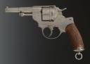 Photo 5 : REVOLVER D'ORDONNANCE DE MARINE, modèle 1873 première série calibre 12 mlm, Troisième République. 33601