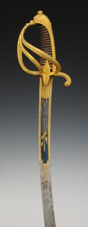 Photo 6 : OFFICER'S SABER OF THE KING'S MILITARY HOUSEHOLD CHEVY-LIGHT OF THE KING, 1814 model, Restoration Period. 29987