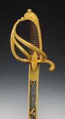 Photo 7 : OFFICER'S SABER OF THE KING'S MILITARY HOUSEHOLD CHEVY-LIGHT OF THE KING, 1814 model, Restoration Period. 29987