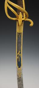 Photo 8 : OFFICER'S SABER OF THE KING'S MILITARY HOUSEHOLD CHEVY-LIGHT OF THE KING, 1814 model, Restoration Period. 29987