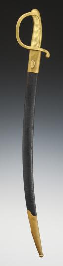 INFANTRY SABER KNOWN AS A "BRIQUET" OF THE NATIONAL GUARD, based on the An IX model, July Monarchy. Inventory number: 29614R