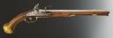 PISTOLET D'ARÇON D'OFFICIER. Ancienne Monarchie, règne de Louis XV, vers 1740. 34618
