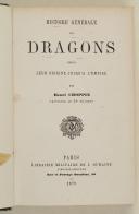 Photo 1 : CHOPPIN. Histoire générale des Dragons depuis leur origine jusqu'à l'Empire. 
