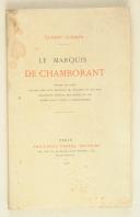 Photo 1 : Albert Curmer – Le Marquis de Chamborant 