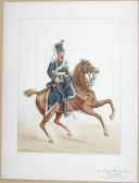 Photo 2 : 1820. Légions Départentales. Lieutenant d'Eclaireurs (53e Légion - du Nord)