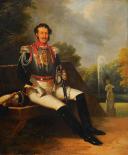Photo 2 : HORACE VERNET - CAPTAIN OF CUIRASSIERS OF THE ROYAL GUARD 1827, Restoration: Oil on canvas. 26245