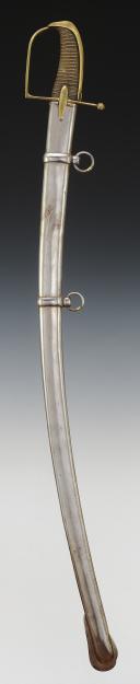 Photo 2 : HUSSARD SABER, model 1777, signed SIMONET, Revolutionary manufacture from 1792-1802. 29096