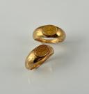 Photo 2 : TWO GOLD FIDELITY RINGS GIVEN TO THE ROYAL CAUSE TO THE Viscount D'HARDOUINEAU, Restoration.