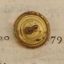 Photo 2 : NAVAL OFFICER UNIFORM BUTTON, model 1804, First Empire. 26568