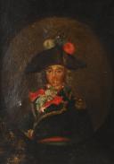 Photo 2 : Anonyme - OFFICIER GÉNÉRAL EN BUSTE : Huile sur toile, Révolution. 32530-1