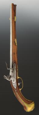 Photo 2 : PISTOLET D'ARÇON D'OFFICIER. Ancienne Monarchie, règne de Louis XV, vers 1740. 34618