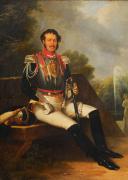 Photo 3 : HORACE VERNET - CAPTAIN OF CUIRASSIERS OF THE ROYAL GUARD 1827, Restoration: Oil on canvas. 26245