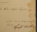 Photo 3 : LETTRE SIGNÉE DU COMTE DE PLATOW ADRESSÉE À « MONSEIGNEUR VOTRE ALTESSE ROYALE », Paris le 19 avril 1814. 18906-38