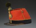 Photo 3 : SHAKO OF THE 81st INFANTRY REGIMENT, center company, 3rd battalion, model 1868, Second Empire. 33450