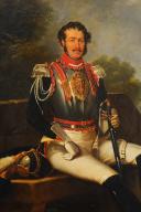Photo 4 : HORACE VERNET - CAPTAIN OF CUIRASSIERS OF THE ROYAL GUARD 1827, Restoration: Oil on canvas. 26245
