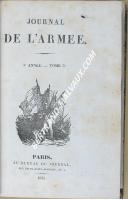 Photo 1 : " Journal de l'armée  " - 1 Tome - 3ème année - Paris - 1835