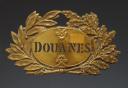 CUSTOMS SHAKO PLATE, model 1848, Second Republic. 25978