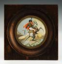 LE PRINCE EUGÈNE DE BEAUHARNAIS, Colonel général des Chasseurs à cheval de la Garde Impériale, Premier Empire : portrait miniature. 32636