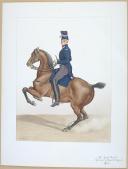 Photo 2 : 1817. Garde Royale. Grenadiers à Cheval (2e Régiment). Officier.