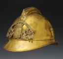 Photo 2 : HELMET OF FIREFIGHTERS FROM THE COMMUNE OF VILLIERS AU BOIN, type 1895, Third Republic. 25445