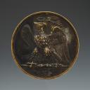 Photo 2 : ANDRIEU, BRENET, DENON: BRONZE TABLE MEDAL, NAPOLEON EMPEROR AND KING, First Empire, 1807. 26706