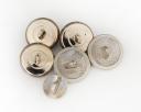 Photo 2 : LOT OF SIX UNIFORM BUTTONS OF CUIRASSIERS OR CARABINEERS OF THE IMPERIAL GUARD, Second Empire. 27138